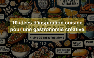 10 idées d’inspiration cuisine pour une gastronomie créative