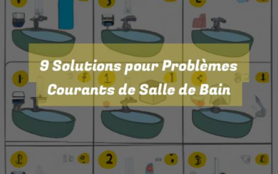 9 Solutions pour Problèmes Courants de Salle de Bain